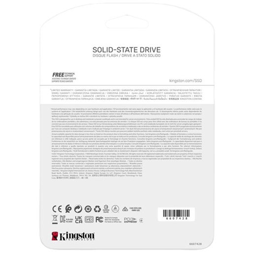 2TB Kingston KC3000 M.2 2280 PCI Express 4.0 x4 NVMe Solid State Drive